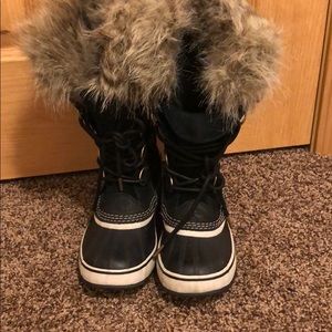 Sorel Joan of Arc black boots NEW
